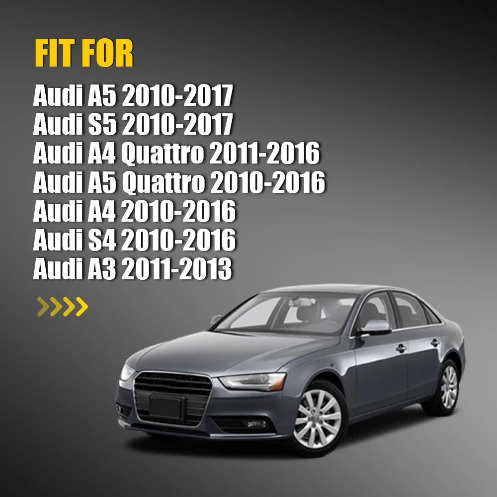 2Pc RH LH Side Mirror Glass Heated w/ Plate Fits Audi A5 S5 A4 S4 A3 2010-2017