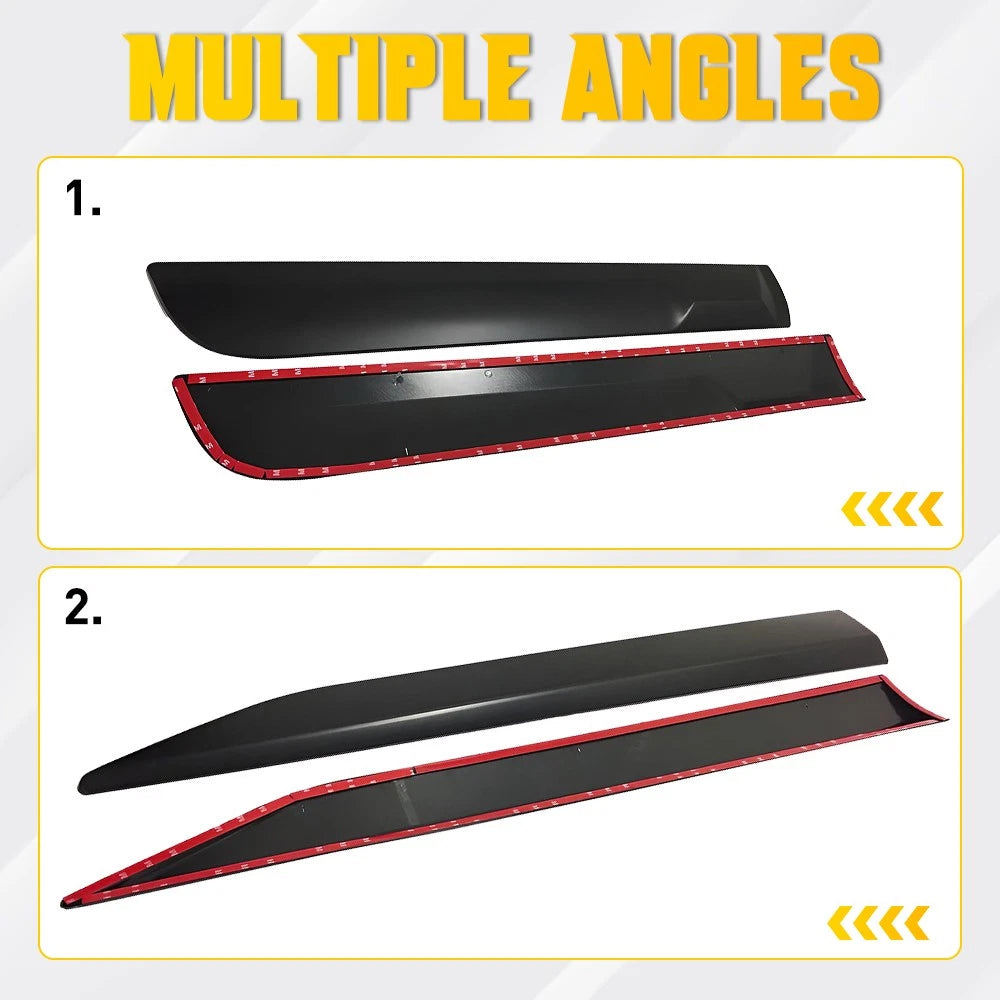 8x Side Door Rugged Style Body Moulding Cladding For Toyota Hilux 15-20 NEW