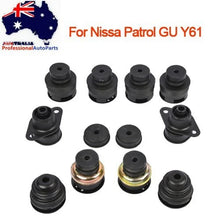 Load image into Gallery viewer, 12 Pcs Body Mount Bushing Kit For Nissan Patrol GU Y61 LWB Wagon