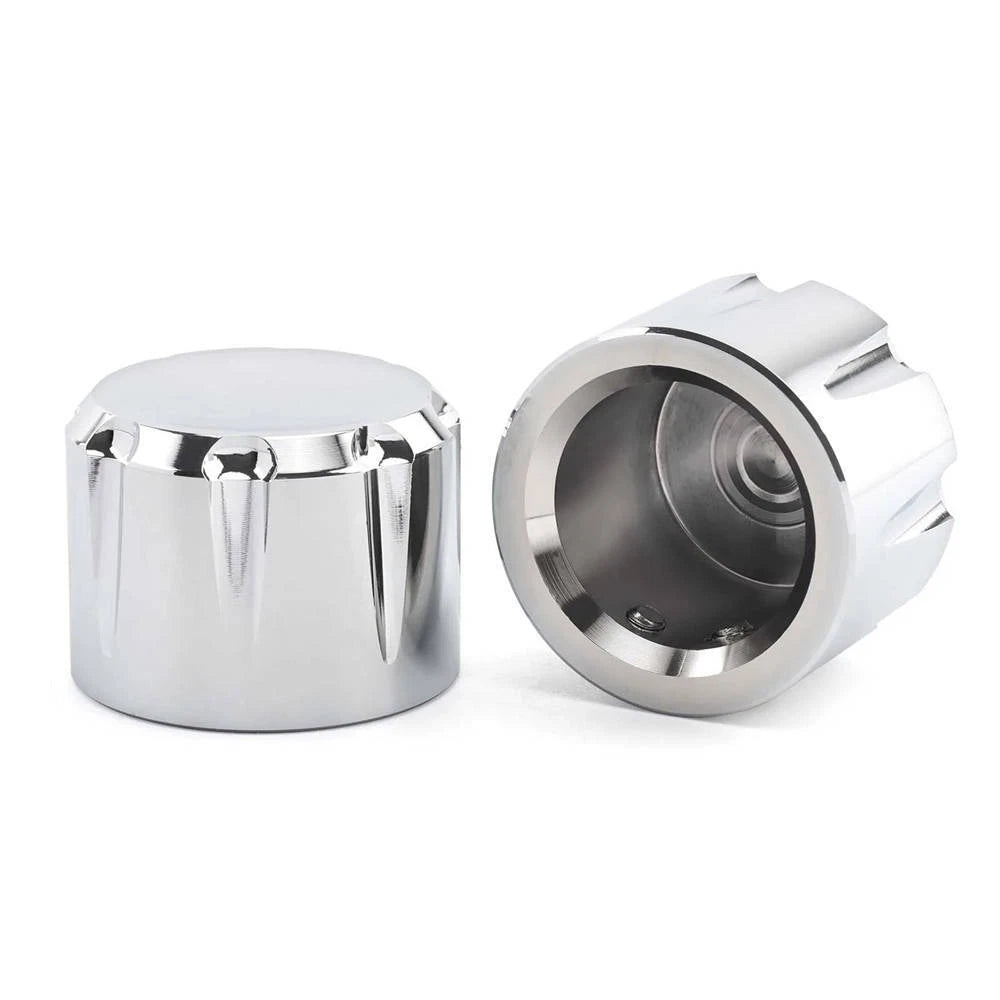 Motorcycle Chrome Front Axle Nut Cover Cap for Harley Sportster XL 883 1200 VRSC