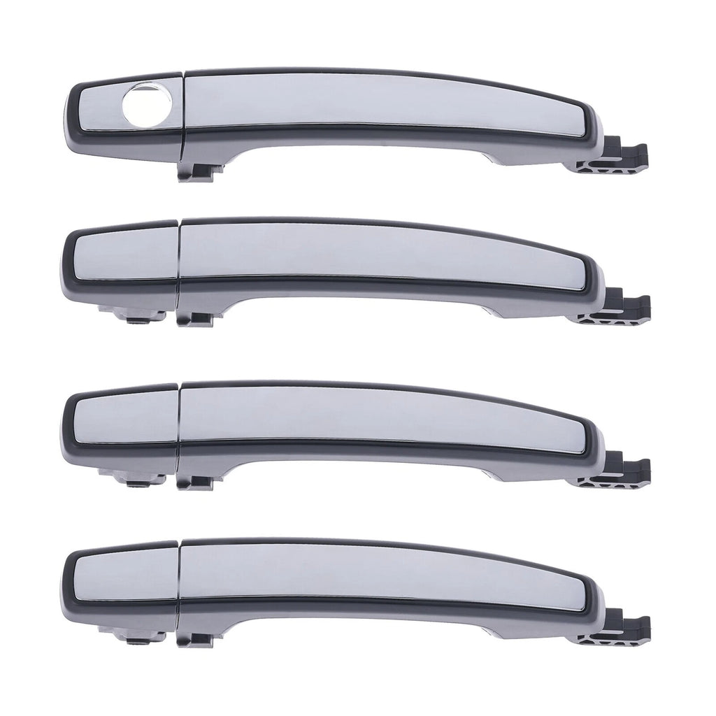 Chrome Outer Door Handles Front+Rear 4pcs for Holden Barina 11-18, Cruze 09-16