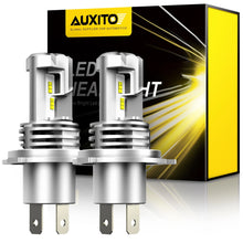 Load image into Gallery viewer, 2PCS H4 9003 Headlight Globes Light LED Bulbs Kit White 6500K High Low Beam 12V