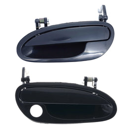 2pc Front Left & Right Outer Door Handle Black For Holden Commodore VT VX VY VZ