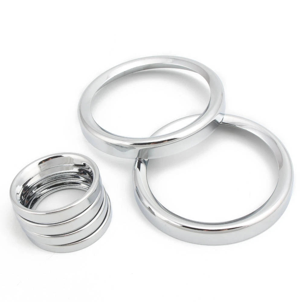 6pcs Instrument board Burst Gauge Bezel For Harley Electra Glide Street Glide ST