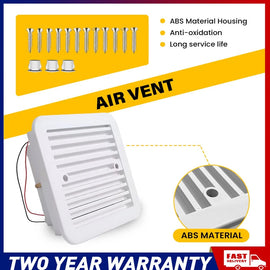 12V RV Caravan Motorhome Side Air Trailer Vent Ventilation Cooling Exhaust Fan