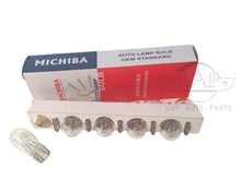 Load image into Gallery viewer, 10 x T20 W21/5W Michiba Halogen Wedge Globe 7443 12V W3X16Q For Stop Light