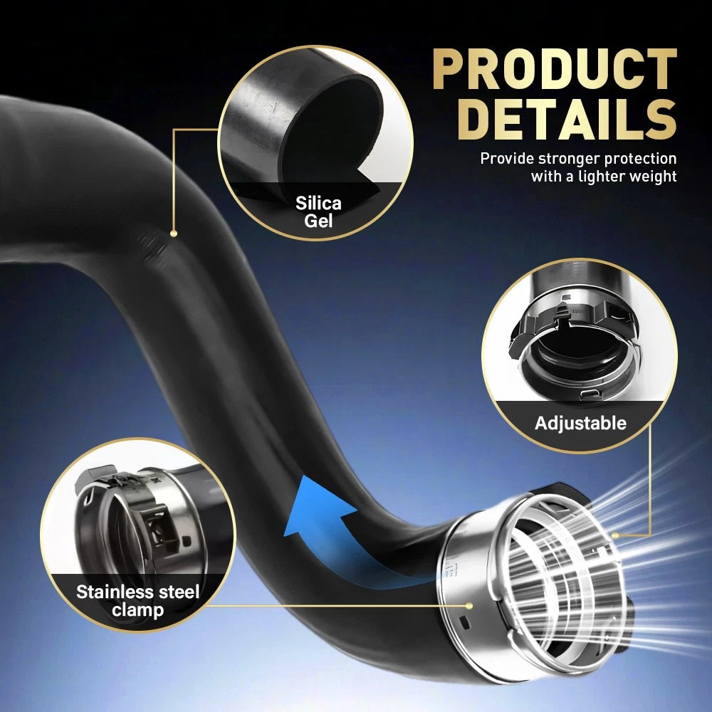 Turbo Intercooler Hose Hot Side For Nissan Navara D40 NP300 Pathfinder R51 2.5L