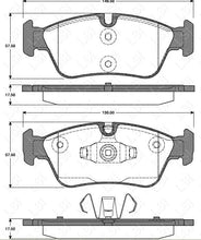 Load image into Gallery viewer, Front and Rear Brake Pads and Rotors Full SET Sensor for BMW 120 320 E87 E90