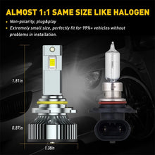 Load image into Gallery viewer, 2x 9006/HB4 LED 6500K White Kit Headlight Bulbs High Beam Low Canbus 22000LM