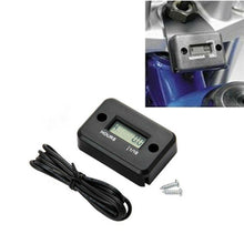 Load image into Gallery viewer, Digital Hour Meter LCD Display Waterproof For ATV Bike Motorcycle Marine Boat ST