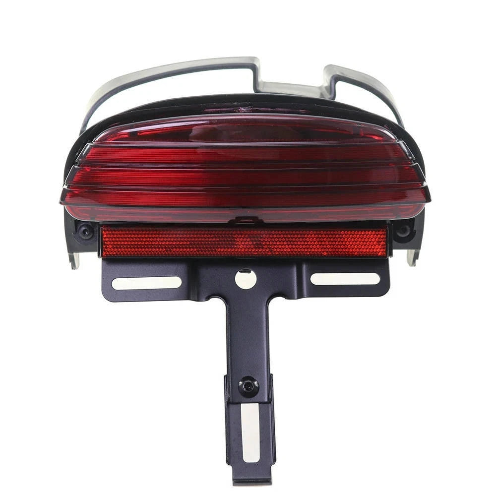 Tri-Bar Fender Rear Brake Tail Light Fits For Harley Dyna FXDF Fat Bob 2008-2013