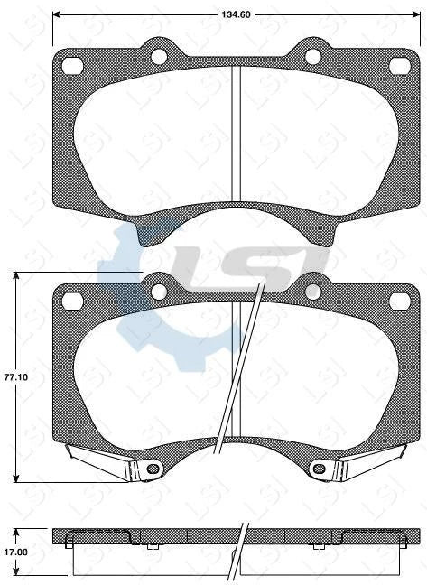 Front Bendix Brake Pads Disc Rotors for PRADO RZJ120 KZJ120 KDJ120 GRJ120 03-09