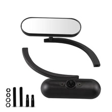 Load image into Gallery viewer, 4x Motorcycle Black Mini Oval Rear View Mirror For Honda Suzuki FLS Softail Slim