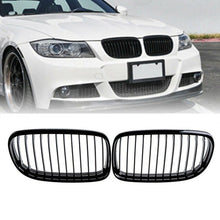 Load image into Gallery viewer, For BMW E90 E91 LCI Sedan 09-11 Front Kidney Grille Grill 323i 325i Gloss Black