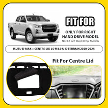 Load image into Gallery viewer, Dash Mat Sun Cover For Isuzu Dmax D-MAX 2020-24 with Centre Lid Dashboard
