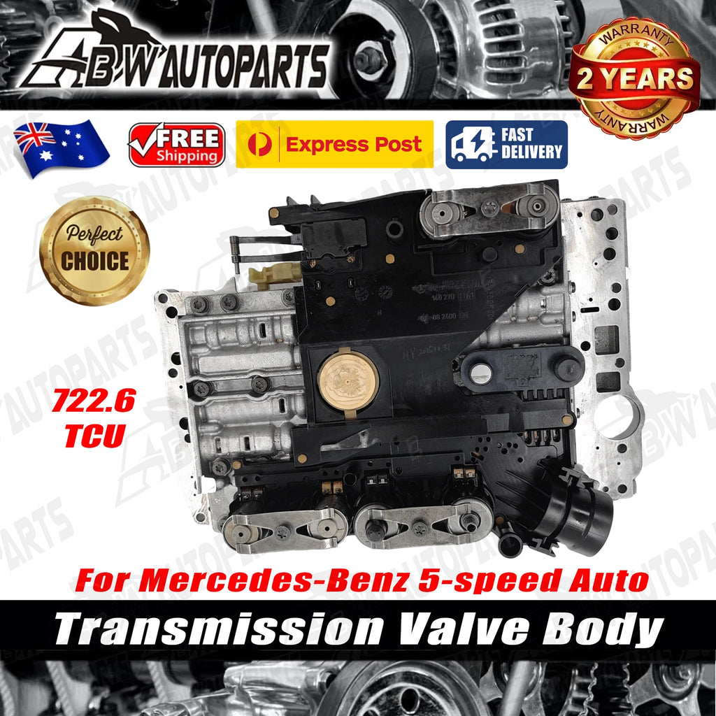 Transmission Valve Body Solenoid w/Conductor Plate For Mercedes-Benz 722.6 TCU