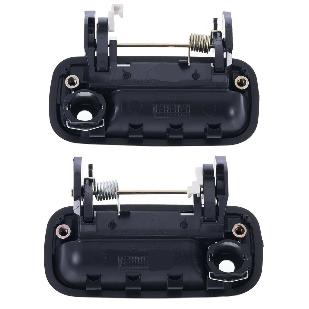 4pc FRONT & REAR Outer Door Handle Textured Black for Toyota Hilux 88-97