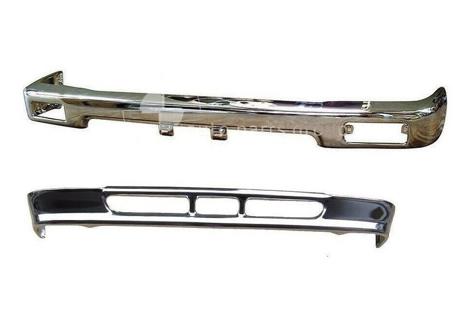 *NEW* FRONT BUMPER BAR & APRON SUIT TOYOTA HILUX RN/LN/YN85 2WD 1991-1997 CHROME