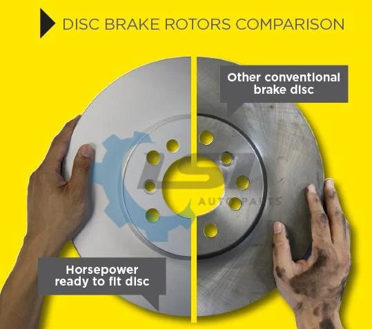 Front and Rear Disc Rotors and Genuine Brake Pad set for Prado 150 KDJ GRJ GDJ