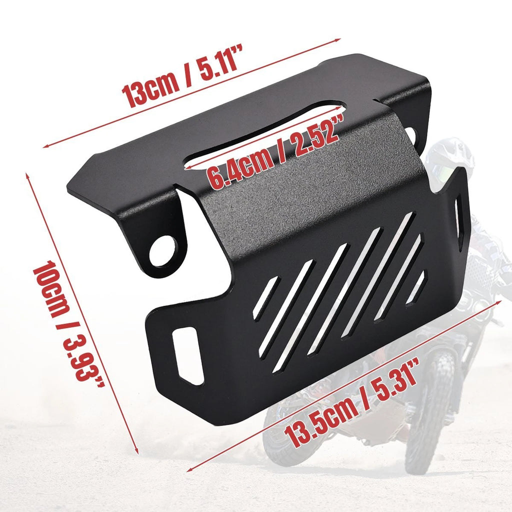 Anodized Black Front Brake Caliper Guards Protect Cover For Ducati DesertX 2022+