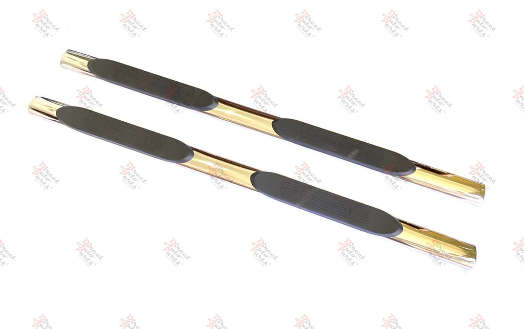 SIDE STEPS RUNNING BOARDS (STAINLESS STEEL 4'' ) fit FORD RANGER PX 2012 - 2020