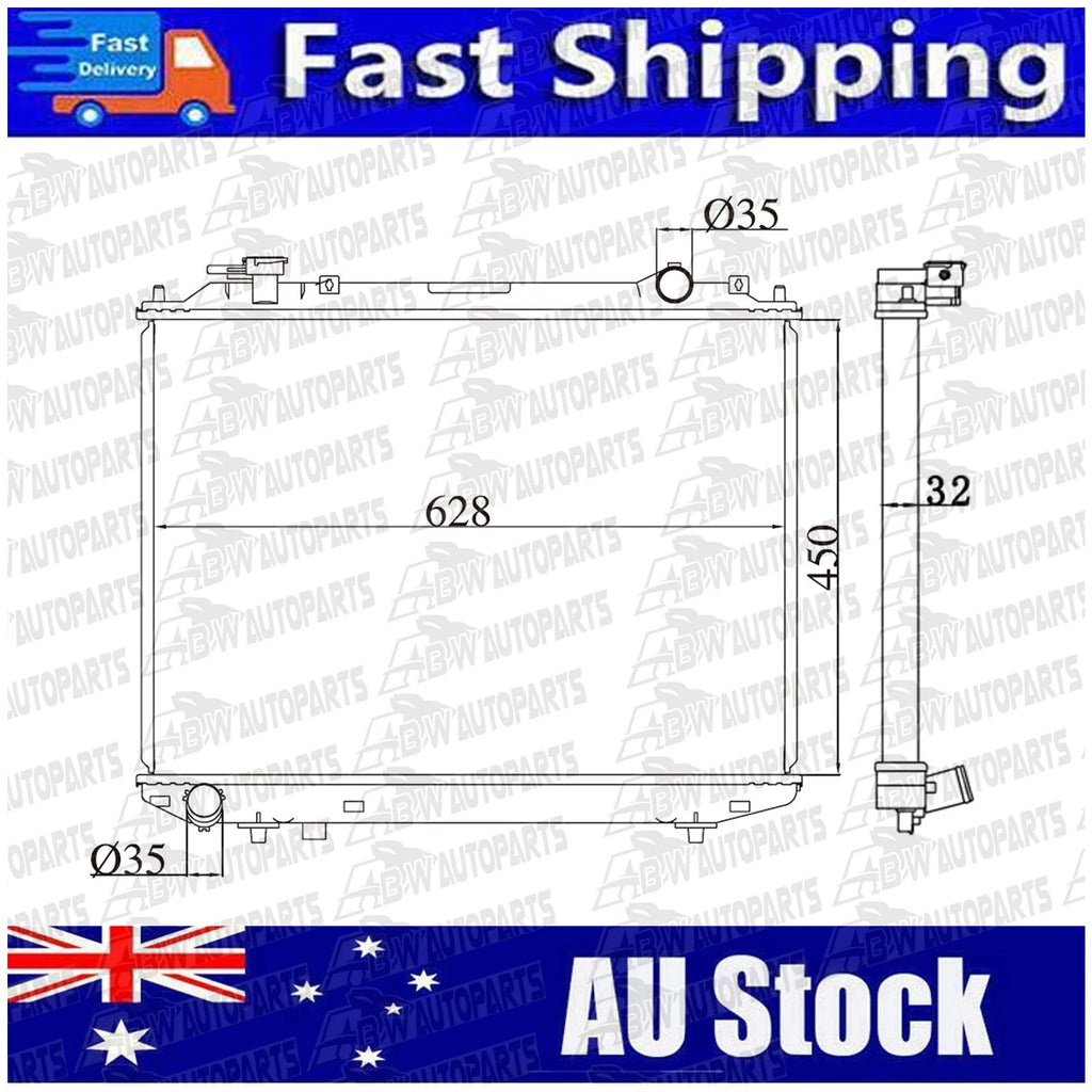 Alloy Radiator For Ford Ranger PJ PK 2006-2011 Manual Petrol / Diesel H/DUTY