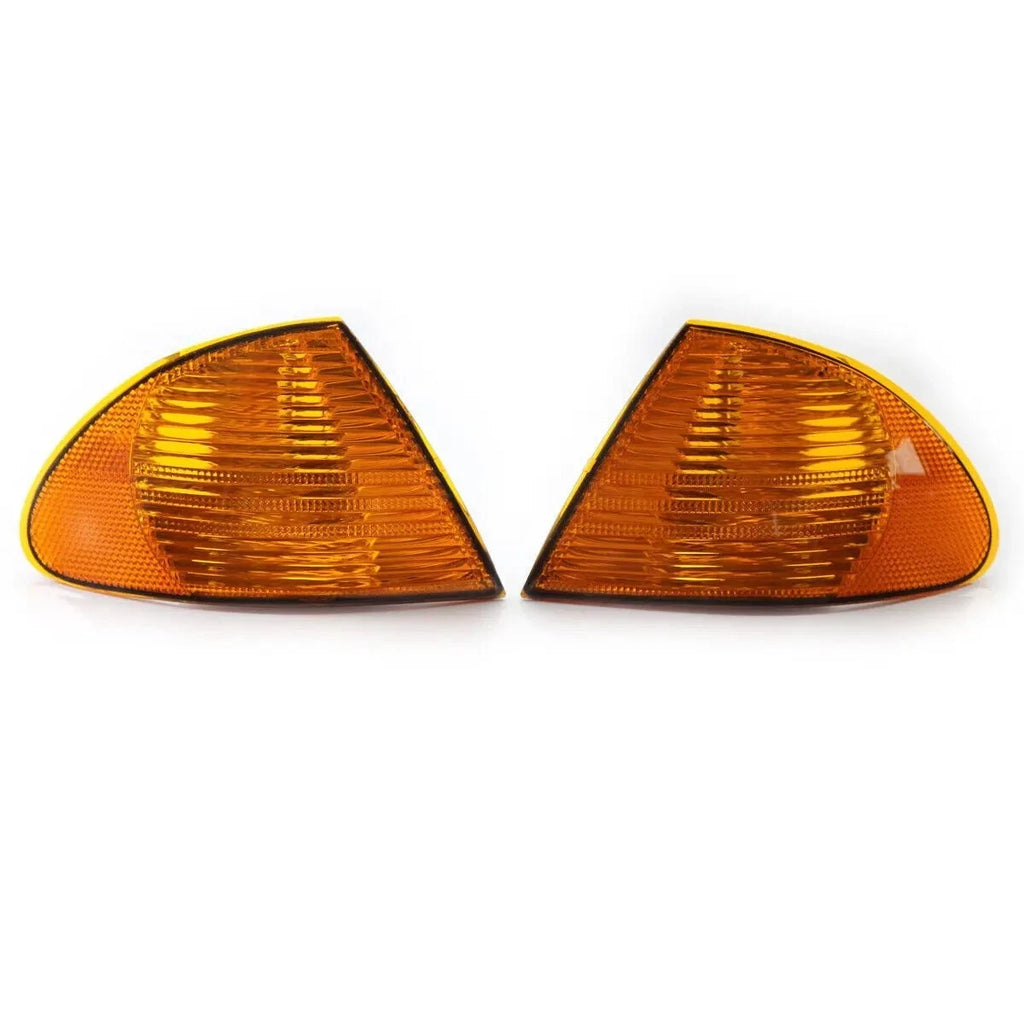 Pair Turn Signal Indicator Corner Lights For BMW 3 Series E46 Sedan 1999-2001 ST