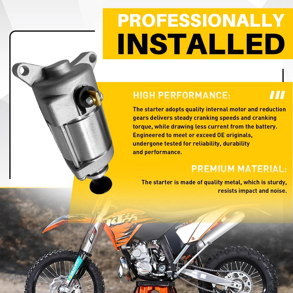Starter Motor for Yamaha WR450F FW FY FZ FE 2007 2008 2009 2010 2012-15 2011 AU