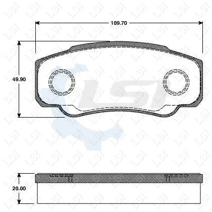 Rear Disc Rotors & Heavy Duty Brake Pads SET for Fiat DUCATO 2.3TD 2.8TD 02 - 05