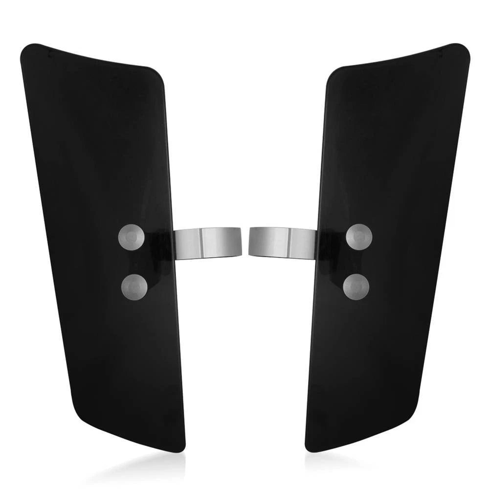 Motorcycle Black Front Wind Fork Air Deflector For Honda Suzuki Kawasaki Yamaha