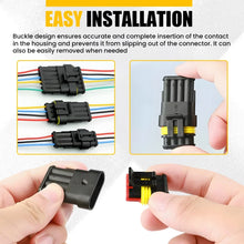 Load image into Gallery viewer, 708x Automotive Waterproof Car Auto Electrical Wire Connector Plug 1-6 Pin Kit
