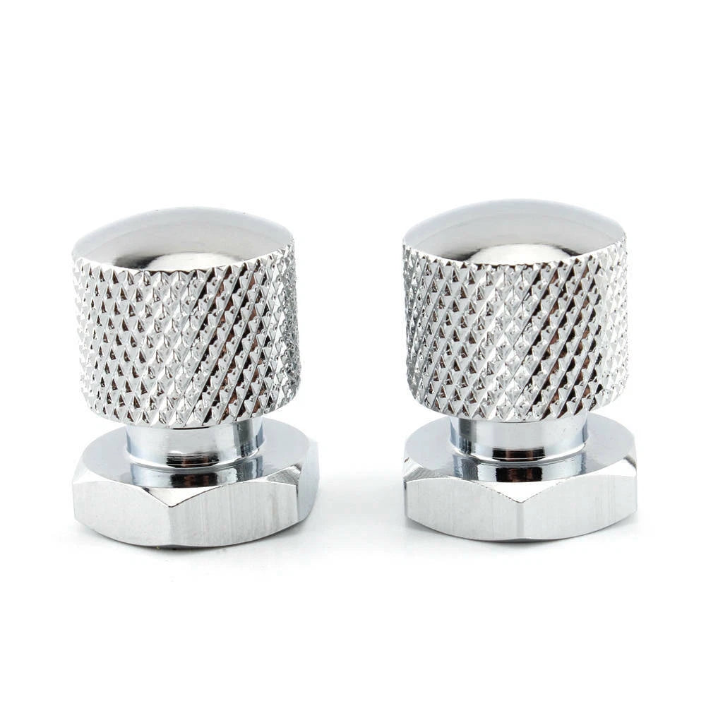 Chrome CNC Aluminum Rear Seat Bolt Screw for Harley Fatbob Softail Road King ST