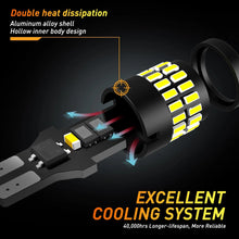 Load image into Gallery viewer, 2X AUXITO T15 921 912 W16W White 6500K 34SMD LED BackUp Reverse Light Bulbs 12V