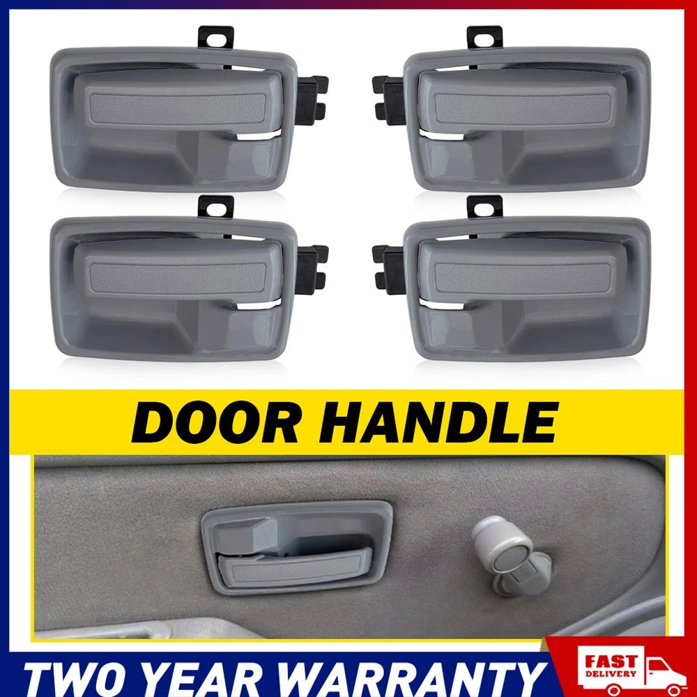 4pcs Textured Grey Left Right Inner Door Handles for Holden Rodeo TF 1988-2003
