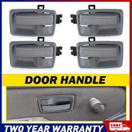 4pcs Textured Grey Left Right Inner Door Handles for Holden Rodeo TF 1988-2003