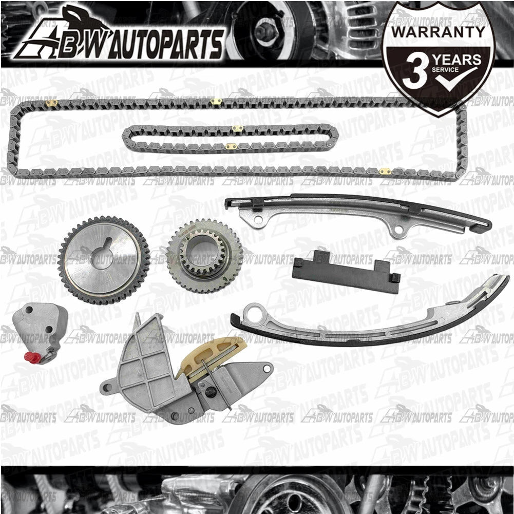 Timing Chain Kit Fit for Nissan QR25DE XTrail X-Trail 2.5L T30 03-07 Guide Gear