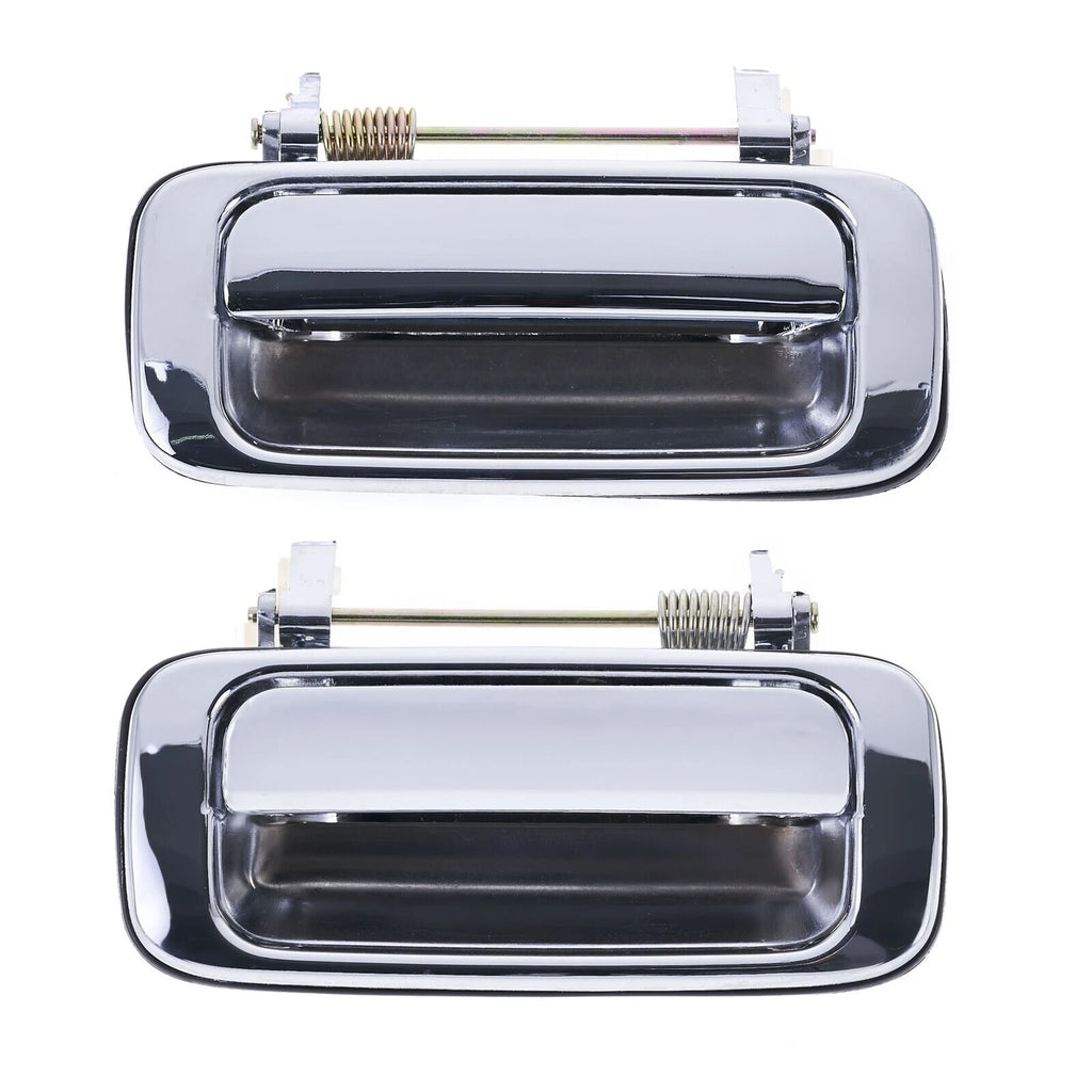 Door Handle Outer for Toyota Landcruiser J80 90-98 Set of 2 Chrome REAR LH+RH