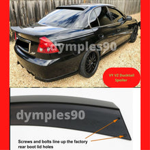 Load image into Gallery viewer, Rear Boot Spoiler for VY / VZ Commodore Sedan-(Without Brake Light)