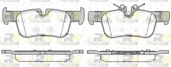 Full Set Front and Rear Brake Pad + Sensor + Disc Rotor set for BMW X1 F48