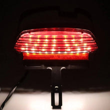 Load image into Gallery viewer, Tri Bar Fender LED Tail Light + Bracket For Harley Dyna FXDF Fat Bob 2008-2013 S