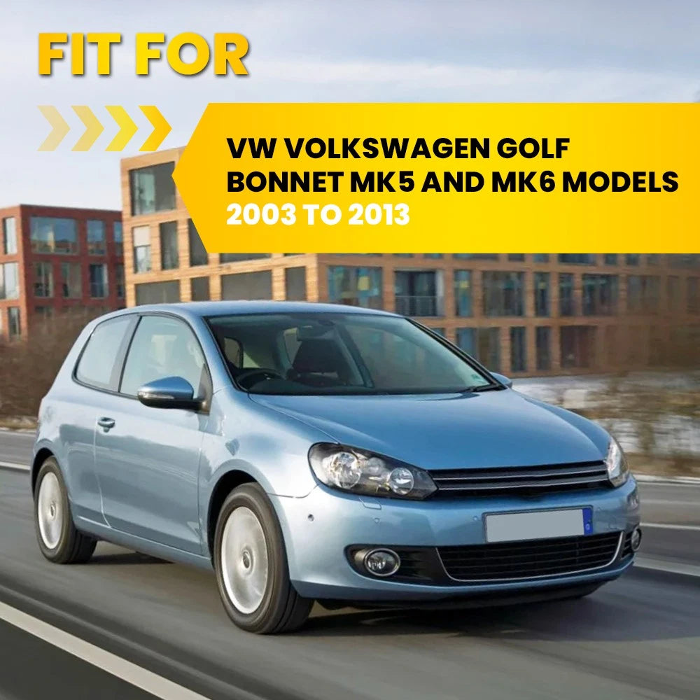 1PC FRONT BONNET Gas Struts Fit For Volkswagen VW Golf MK5 MK6 2003 to 2013 NEW