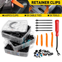 Load image into Gallery viewer, 1300x Car Trim Body Clips Rivets Auto Retainer Panel Bumper Plastic Fastener