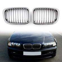 Load image into Gallery viewer, Chrome Front Kidney Mesh Grille Grill For BMW E46 3 Series 4 Door Sedan 98-01