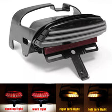 Load image into Gallery viewer, LED Tri-Bar Fender Brake Tail Light Rear Lamp For Harley Dyna FXDF Fat Bob 08-13