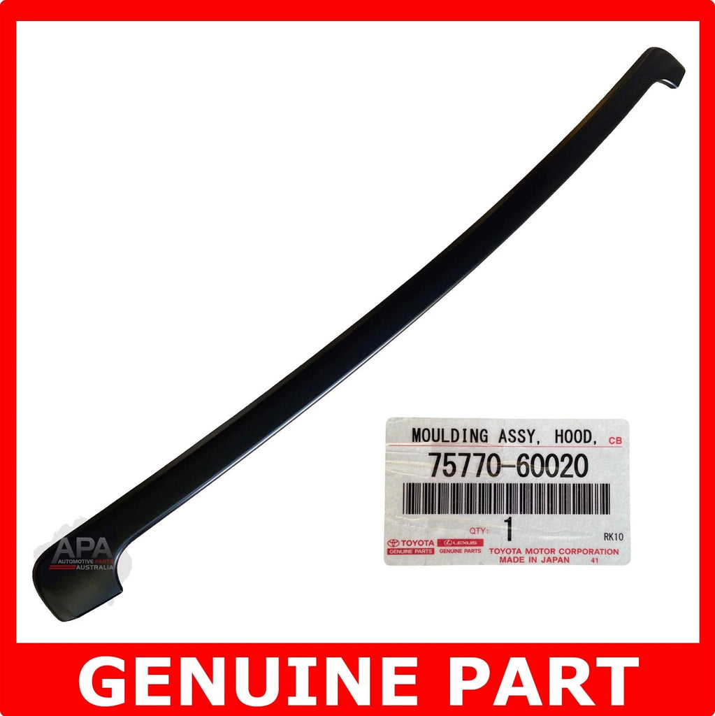 GENUINE Toyota LandCruiser Prado 150 Series Front Grille Bonnet Moulding Black