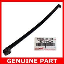 Load image into Gallery viewer, GENUINE Toyota LandCruiser Prado 150 Series Front Grille Bonnet Moulding Black