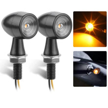 Load image into Gallery viewer, 2X LED Indicators Amber Turn Signal Lights Mini Lamps Motorcycle Bike Universal