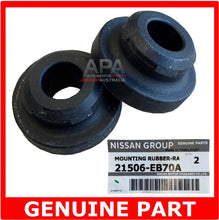 Load image into Gallery viewer, GENUINE Nissan Patrol GU Y61 Navara D22 D40 Upper Radiator Mounting Rubber x2