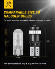 Load image into Gallery viewer, 40x Canbus Red T10 168 W5W LED Tail Park Stop Light Globe Bright Lamp 3014SMD A