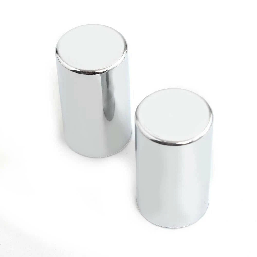 4X Chrome Docking Hardware Point Cover Fit For Harley Road King Softail Dyna ST